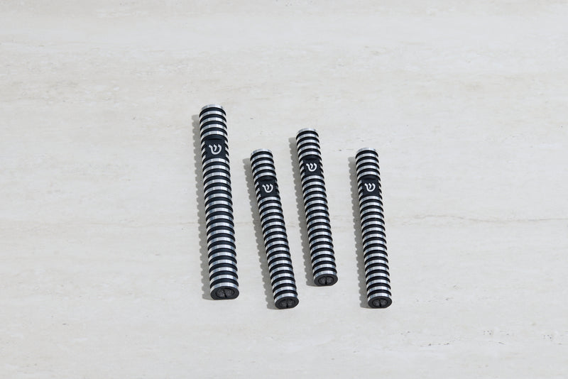 סט בתי מזוזה עיגול מחורץ בסגנון Grooved