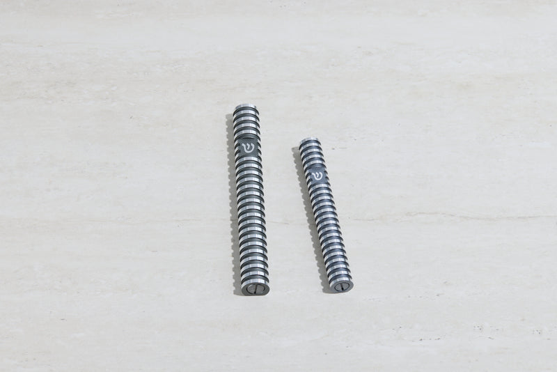 סט בתי מזוזה עיגול מחורץ בסגנון Grooved
