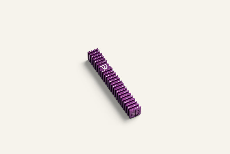 בית מזוזה ריבוע מחורץ בסגנון Grooved