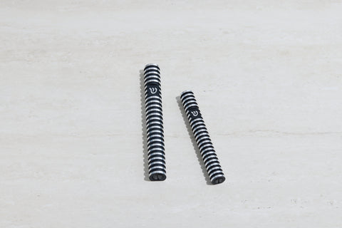 סט בתי מזוזה עיגול מחורץ בסגנון Grooved