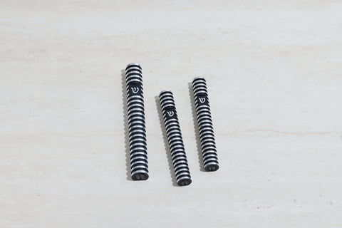 סט בתי מזוזה עיגול מחורץ בסגנון Grooved