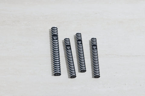 סט בתי מזוזה עיגול מחורץ בסגנון Grooved