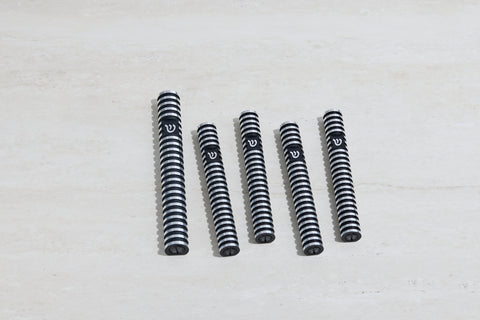 סט בתי מזוזה עיגול מחורץ בסגנון Grooved