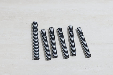 סט בתי מזוזה עיגול מחורץ בסגנון Grooved