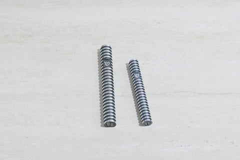 סט בתי מזוזה עיגול מחורץ בסגנון Grooved