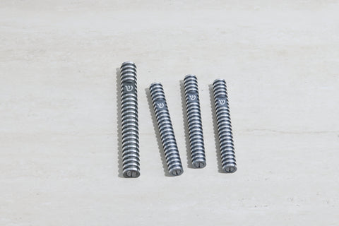 סט בתי מזוזה עיגול מחורץ בסגנון Grooved