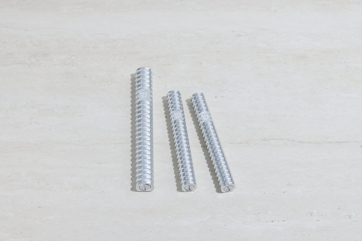 סט בתי מזוזה עיגול מחורץ בסגנון Grooved