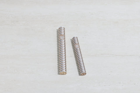 סט בתי מזוזה עיגול מחורץ בסגנון Grooved