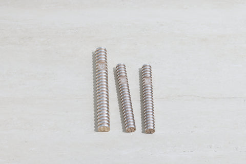 סט בתי מזוזה עיגול מחורץ בסגנון Grooved