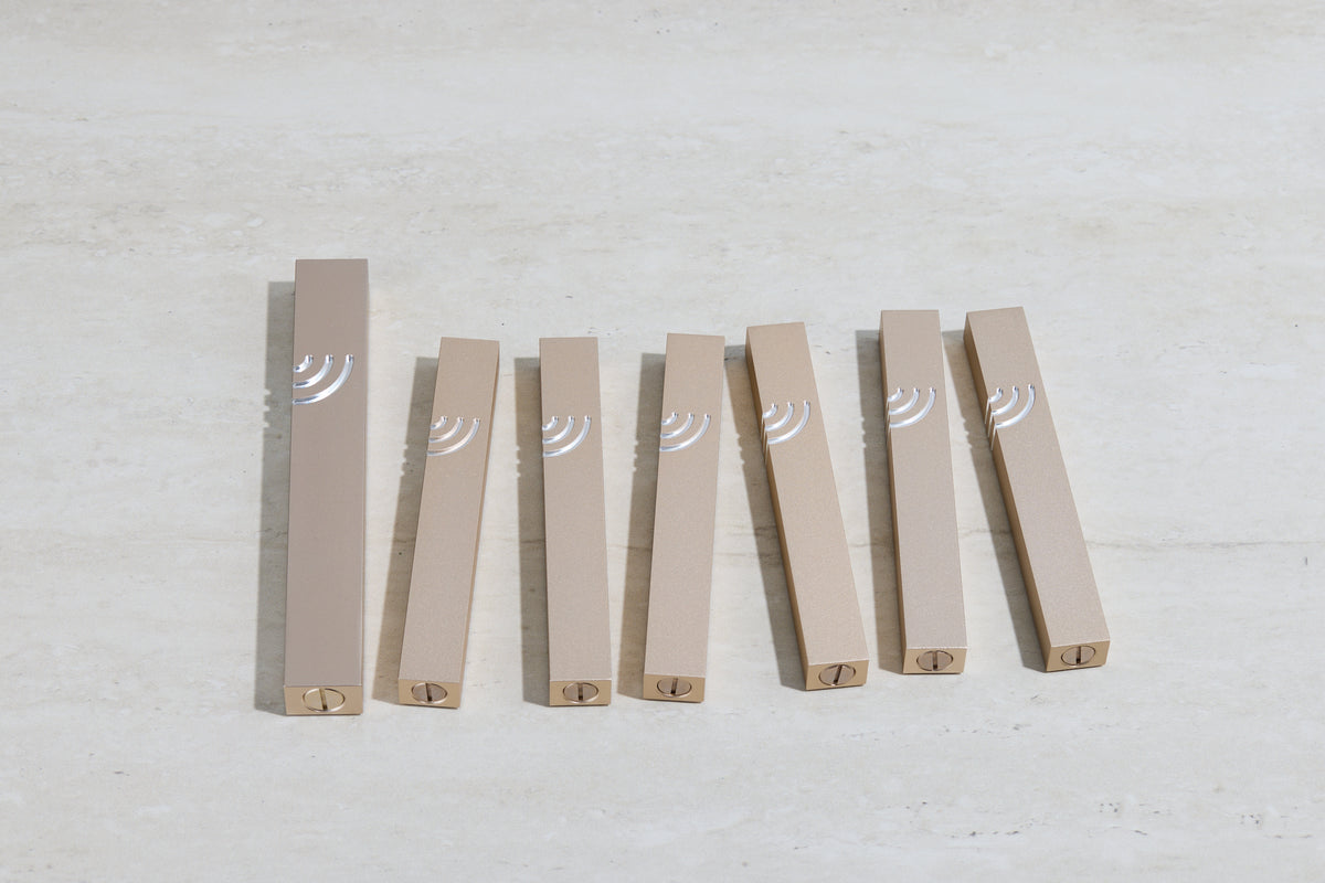 סט בתי מזוזה Curved Shin
