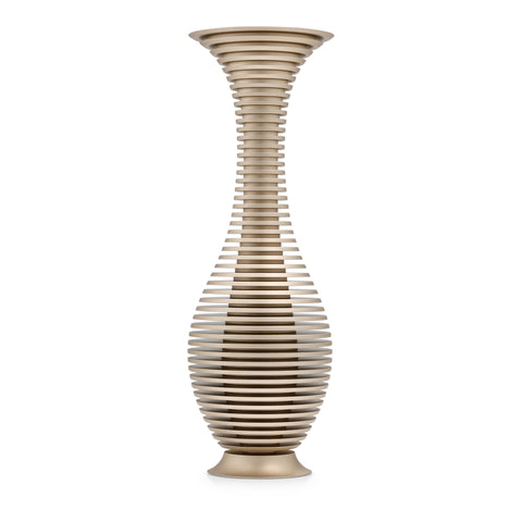 אגרטל עם צוואר ארוך בסגנון Grooved