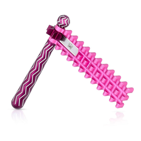 רעשן מסוגנן לפורים Waffle פוקסיה