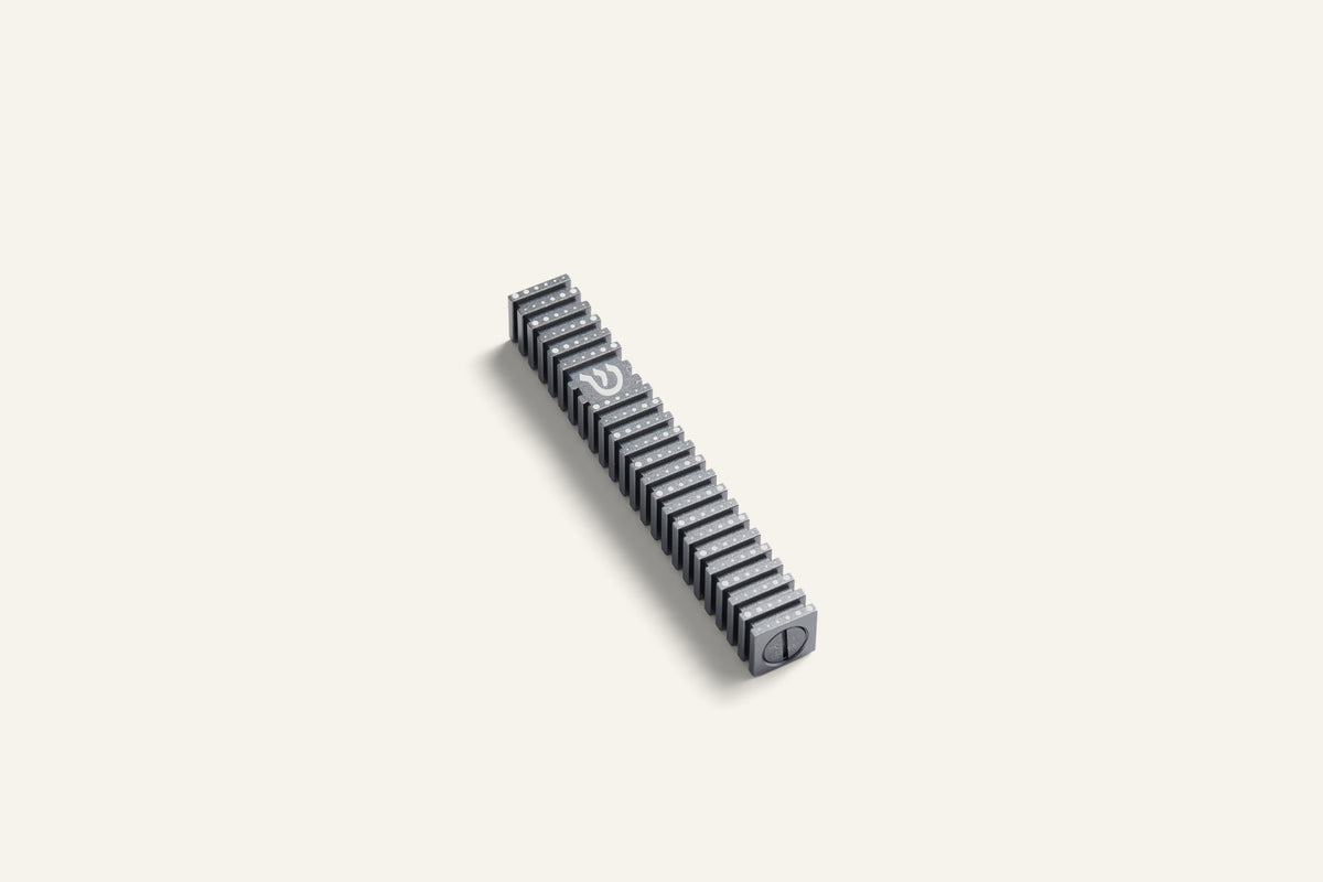 בית מזוזה ריבוע מחורץ בסגנון Grooved