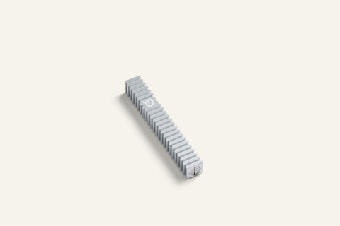 בית מזוזה ריבוע מחורץ בסגנון Grooved (ללא נקודות)