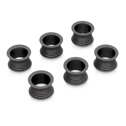 סט חבקי מפיות מפותלות בסגנון Grooved