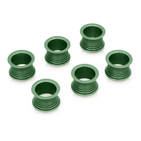 סט חבקי מפיות מפותלות בסגנון Grooved