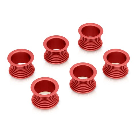 סט חבקי מפיות מפותלות בסגנון Grooved