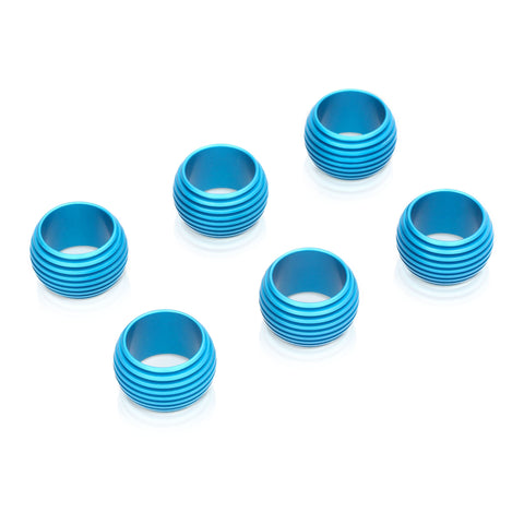 סט חבקי מפיות מעוגלות בסגנון Grooved