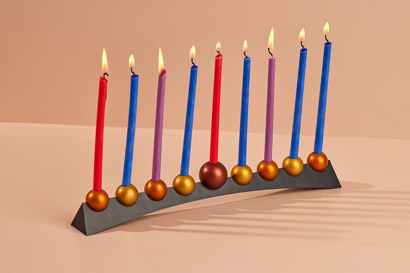 חנוכיית כדורים בסגנון Globe
